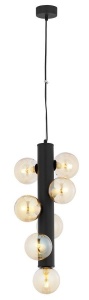 LUSTRA GRONO 1807, DIN METAL SI STICLA, STIL MODERN, JUPITER