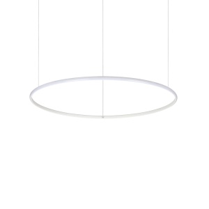 LUSTRA HULAHOOP SP D081, ALB, DIN METAL, STIL MODERN