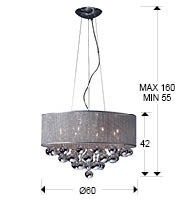 LUSTRA LED ANDROMEDA 174112 DESIGN MODERN - SCHULLER - Img 4