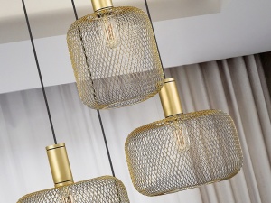 LUSTRA/PLAFONIERA OSIRIS, 58 CM, AURIE, DIN METAL, STIL MODERN - Img 3