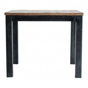 MASA BAR KAM REF. 28094, CULOARE NATURALA, STIL CLASIC, DIN FIER SI LEMN MASIV DE ULM, PRODUS DETASABIL, VIC