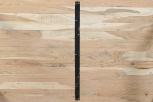 MASA DINING 140CM, MARO/NEGRU, LEMN MASIV DE ACACIA SI METAL GINER Y COLOMER - Img 6