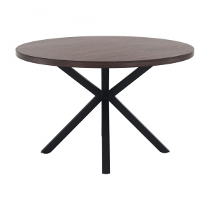 MASA DINING MEDOR, STEJAR INCHIS/NEGRU, STIL MODERN, TK