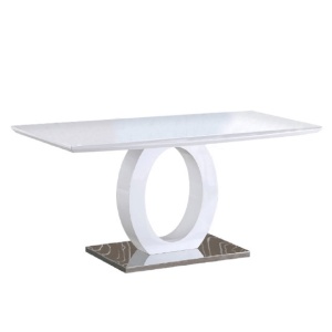 MASA DINING ZARNI, ALB EXTRA LUCIOS, STIL MODERN, TK