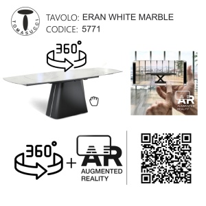 MASA EXTENSIBILA 160/240CM, ERAN, DIN METAL SI CERAMICA, ARTIM GROUP SELECTION - Img 8