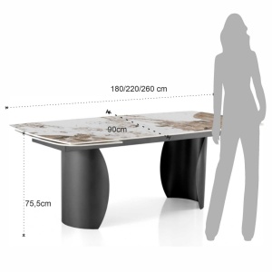 MASA EXTENSIBILA DE LUX, CLAW, METAL SI CERAMICA, ARTIM GROUP SELECTION - Img 7