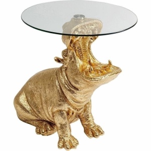 MASA HIPPO 48 CM, CONFECTIONATA DIN RASINA SI STICLA, STIL MODERN