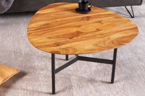 MASUTA DE CAFEA, BEAUTY BY NATURE, LEMN DE TRANDAFIR SI CADRUL DIN METAL, ARTIM GROUP COLLECTION - Img 2