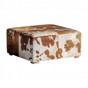 MASUTA DE CAFEA KENOSHA REF. 29483, DIN PIELE SI MDF, STIL RUSTIC, VIC - Img 2