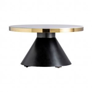 MASUTA DE CAFEA PINSDORF REF. 28920, DIN METAL, MARMURA SINTETICA SI MDF, STIL VINTAGE, VIC