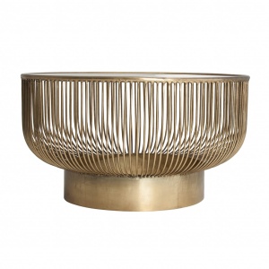 MASUTA DE CAFEA ZUG REF. 27818, DIN METAL SI STICLA, STIL VINTAGE, VIC