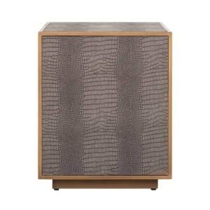 NOPTIERA CLASSIO, MARO/AURIU ANTICHIZAT, DIN PIELE ECOLOGICA SI METAL, STIL MODERN, B2 - Img 3
