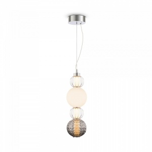 PENDUL COLLAR P069PL-L17CH3K, DIN METAL SI STICLA, STIL MODERN, MAYTONI