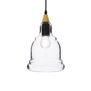 PENDUL GRETEL SP1, NEGRU, DIN STICLA, STIL VINTAGE