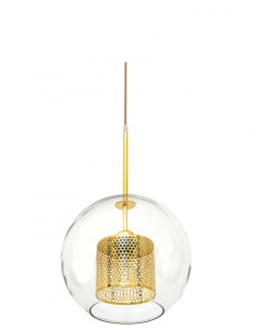 PENDUL LOFT GOLD APP554-1CP, 20 cm, AURIU, DIN OTEL, METAL SI STICLA, STIL MODERN, TU - Img 8