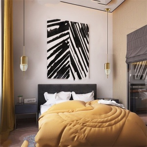 PENDUL METAL GOLD APP550-1CP, 12X45 cm, AURIU, DIN OTEL, METAL SI STICLA, STIL MODERN, TU - Img 5