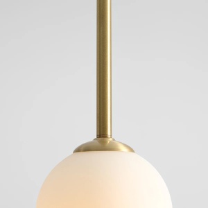 PENDUL PINNE MEDIUM, 67 CM, ALAMA, DIN STICLA SI METAL, STIL MODERN