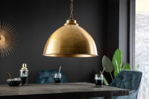 PENDUL, STIL INDUSTRIAL, 115CM, DIN METAL DE CULOARE AURIE, COD 41446
