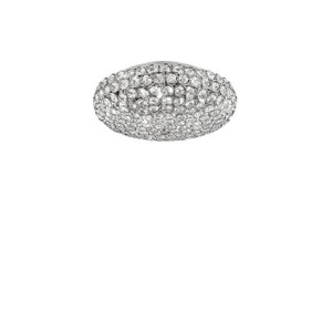 PLAFONIERA KING PL5, CROM, DIN CRISTAL, STIL MODERN