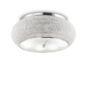 PLAFONIERA PASHA' PL14, CROM, DIN CRISTAL, STIL MODERN