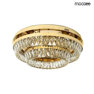 PLAFONIERA SAVOY 2 GOLD, CONFECTIONATA DI METAL SI STICLA, STIL MODERN