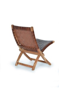 SCAUN 6135, MARO, DIN PIELE SI LEMN, STIL VINTAGE G&C - Img 4