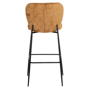 SCAUN DE BAR DARBY COGNAC FUSION 28, S4713, CONFECTIONAT DIN 100% POLIESTER SPUMA SI METAL, RICHMOND INTERIORS - Img 2