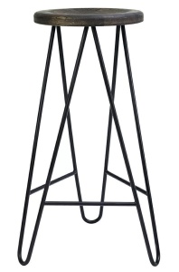 SCAUN DE BAR DIN STEJAR INCHIS HOKER RAW STIL MODERN INDUSTRIAL