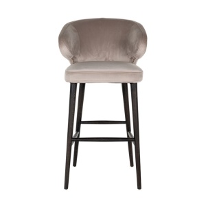 SCAUN DE BAR INDIGO KAKI 903, S4496, CONFECTIONAT DIN METAL, SPUMA SI 100% POLIESTER, RICHMOND INTERIORS - Img 3