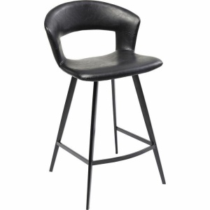 SCAUN DE BAR REUNION, CONFECTIONAT DIN POLIURETAN SI METAL, STIL MODERN