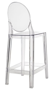 SCAUN DE BAR VIKI 104CM TRANSPARENT DESIGN MODERN - Img 2