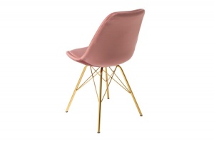 SCAUN DINING, SCANDINAVIA, COD 39305, ROZ ANTIC, STIL RETRO VINTAGE - Img 4