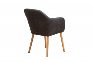 SCAUN ELEGANT DESIGN VINTAGE GRI SUPREME 38439 - Img 3