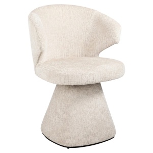 SCAUN GATSBI, BEJ CHENILLE FIRE RETARDANT S4748, METAL, STOFA, SPUMA, REZISTENT LA FOC, RICHMOND INTERIORS