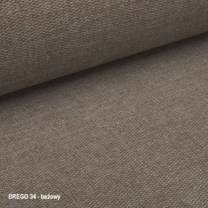 SCAUN PIVOTANT SEMPRE, BEJ 34/BEJ INCHIS/NEGRU MAT, TAPITERIE DIN STOFA BREGO, PIELE ECO SI PICIOARE DIN METAL, STIL MODERN - Img 5
