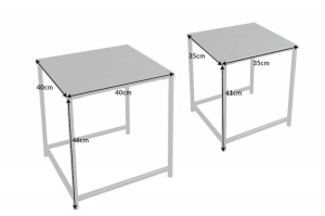 SET 2 MASUTE 40CM, DURA STEEL, METAL, DESIGN INDUSTRIAL - Img 6