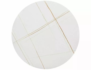 SET 2 MASUTE DE CAFEA FERRANTE B, 60/80 CM, EFECT DE MARMURA NEAGRA/ALBA, BLAT DIN CERAMICA SI CADRU DIN METAL, STIL MODERN - Img 5