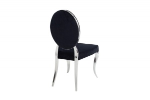 SET 2 SCAUNE NEGRE BAROCK 37354 - DESIGN MODERN - Img 4