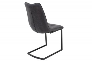 SET 4 SCAUNE GRI VINTAGE INCHIS MIAMI 38501 DESIGN MODERN - Img 4