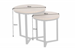 Set de 2 masute de cafea STUDIO - cod 41206 - Img 4
