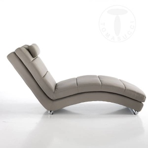 SEZLONG ELEGANT 170CM, SOFIA, COD 2453, STIL MODERN, REALIZAT DIN METAL SI PIELE ECO, DIVERSE NUANTE