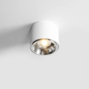 SPOT BOT, 9 CM, ALB, DIN METAL, STIL MODERN - Img 4