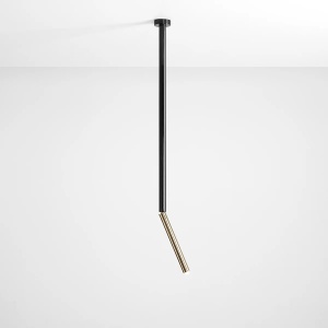 SPOT STICK L, 81,5 CM, NEGRU/AURIU, DIN METAL, STIL MODERN