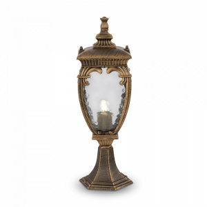 STALP EXTERIOR FLEUR O414FL-01GB , DIN ALUMINIU SI STICLA, STIL MODERN, MAYTONI