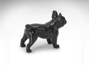 STATUETA DECORATIVA ATILA, 38x50 CM, DIN STICLA SI FIBRE DE STICLA, STIL MODERN - Img 4