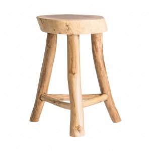 TABURET CLUES REF. 25589, DIN LEMN MASIV, STIL VINTAGE, VIC