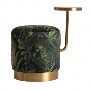 TABURET DIN METAL, CATIFEA SI SPUMA ANATYE REF. 28042, STIL MODERN, VIC