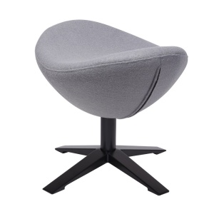 TABURET-SUPORT PENTRU PICIOARE GRI DESCHIS EGG SZEROKI STIL MODERN B2