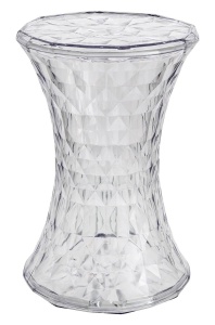 TABURET TRANSPARENT, CONFECTIONAT DIN POLIPROPILENA SOLO STIL MODERN