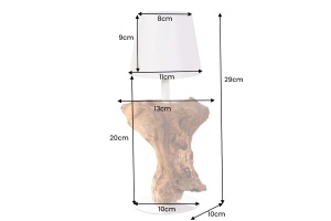 VEIOZA CU TOUCH, HYPNOTIC TO GO, DIN LEMN SI ABAJUR, 30CM, ARTIM GROUP SELECTION - Img 6